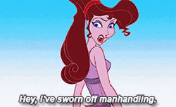 Megara Sworn Off Manhandling Hercules GIF