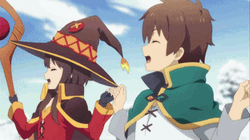 Megumin And Kazuma Sato GIF