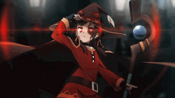 Megumin In Slow Motion GIF