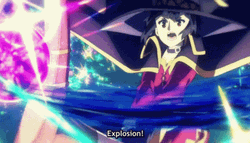 Megumin Saying Explosion GIF