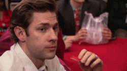 Meh Face Guy In White  GIF