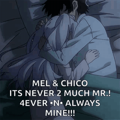 Mel & Chico Hugging Its Never 2 Much Mr. 4Ever N Always Mine GIF