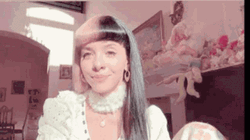 Melanie Martinez Eating Berry GIF