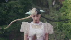 Melanie Martinez Flowing Floating Hair GIF