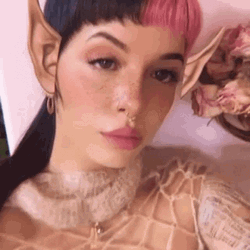 Melanie Martinez Raising Eyebrow Filter GIF