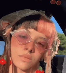 Melanie Martinez With Pink Sunglasses GIF