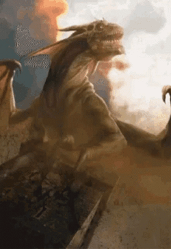 Meleys Red Queen Animated Dragon GIF