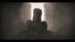 Meleys Rider Rhaenys Targaryen Walking In Fog GIF