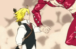 Meliodas And Ban Fight Scene GIF