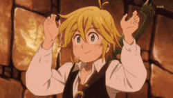 Meliodas Happy Excited Reaction GIF