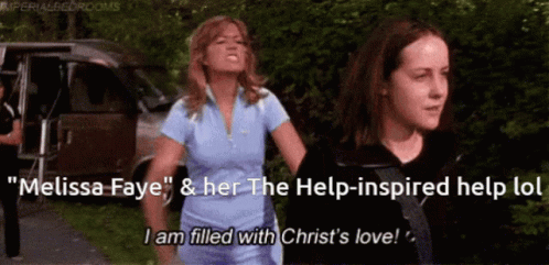 Melissa Faye And Her Help-Inspired Help Lol I Am Filled With Christ 'S Love ! GIF