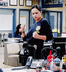 Melissa Fumero Victory Dance GIF