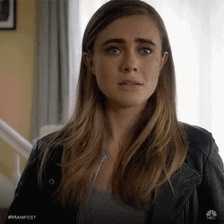 Melissa Roxburgh Trying Not To Cry In Manifest