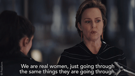Melora Hardin We're Same Girl Wanting Same Things GIF