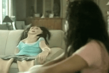 Melted Child On Couch GIF