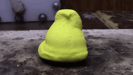 Melted Marshmallow Peeps GIF