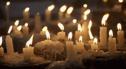 Melted White Bougie GIF