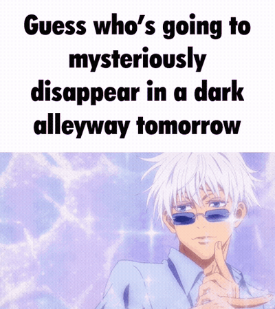 Meme Guess Who Disappears In Dark Alleyway Tomorrow GIF