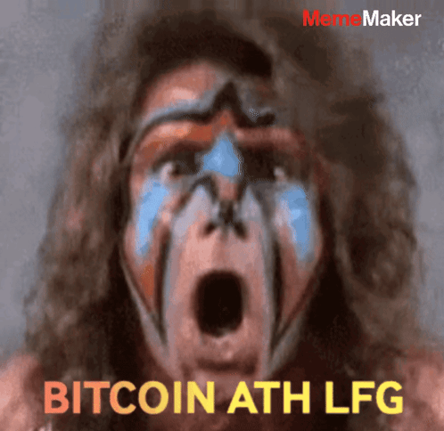 Meme Man Open Mouth Bitcoin ATH LFG GIF