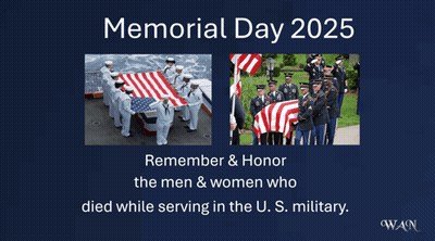 Memorial Day 2025 Remember & Honor Fallen US Military GIF