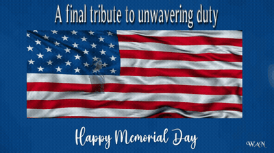 Memorial Day Card Final Tribute To Unwavering Duty GIF
