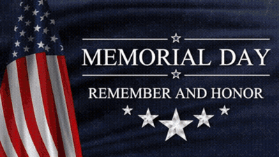 Memorial Day Remember And Honor All Gave Some Flag GIF