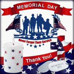 Memorial Day Thank You  GIF