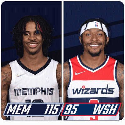 Memphis And Wizards Basketball Players GIF