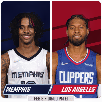 Memphis Grizzlies Vs Los Angeles Clippers Feb 8 GIF
