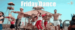 Men And Women Dancing Friday GIF