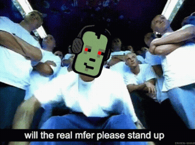 Men Around Headphones Guy Saying Will The Real Mfer Please Stand Up GIF
