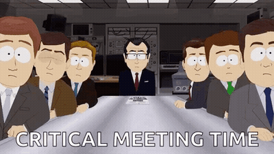 Men At Table Critical Meeting Time GIF