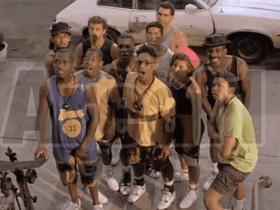 Men By Car With Number 32 On Shirt GIF