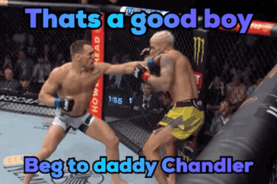 Men Cage Fighting Good Boy Beg Daddy Chandler GIF