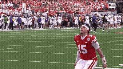 Men Dancing Husker Fans After Dylan Raiola Committed GIF