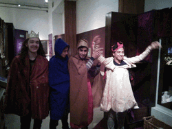Men Dancing In Costume Museum  GIF