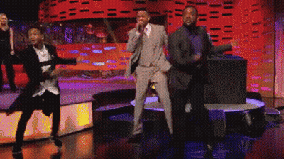 Men Dancing On Stage GIF
