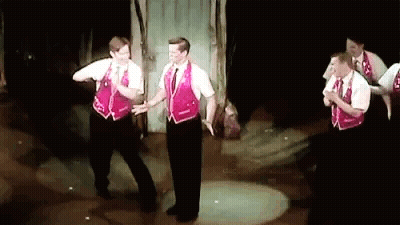 Men Dancing On Stage GIF