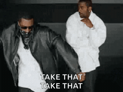 Men Dancing One Wearing Sunglasses And Bandana GIF