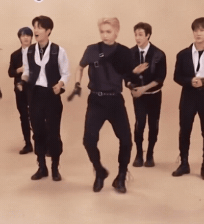 Men Dancing With Dance Racha Background GIF