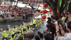 Men Drifting Speed Boat GIF