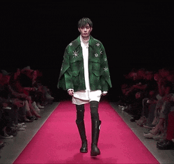 Men Fashion Week Runway GIF