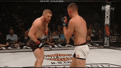 Men Fighting In Hardcore Henry Ring GIF
