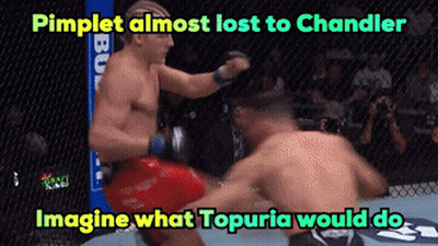 Men Fighting Pimples Almost Lost To Chandler Imagine What Topuria Would Do GIF