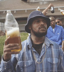 Men Gang Raising Drinks GIF