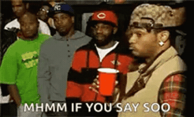 Men Holding Red Cups GIF
