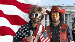 Men Holding Usa Flag GIF