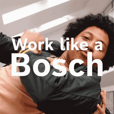 Men Hugging Saying Work Like A Bosch GIF