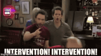 Men In Bar One Pointing At Camera GIF
