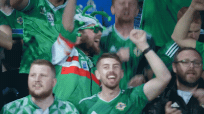 Men In Green Shirts With Adidas GIF